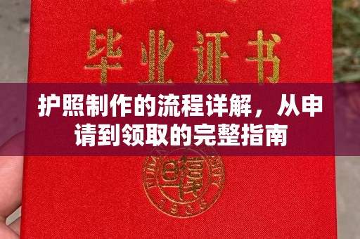 甲仙护照制作的流程详解，从申请到领取的完整指南